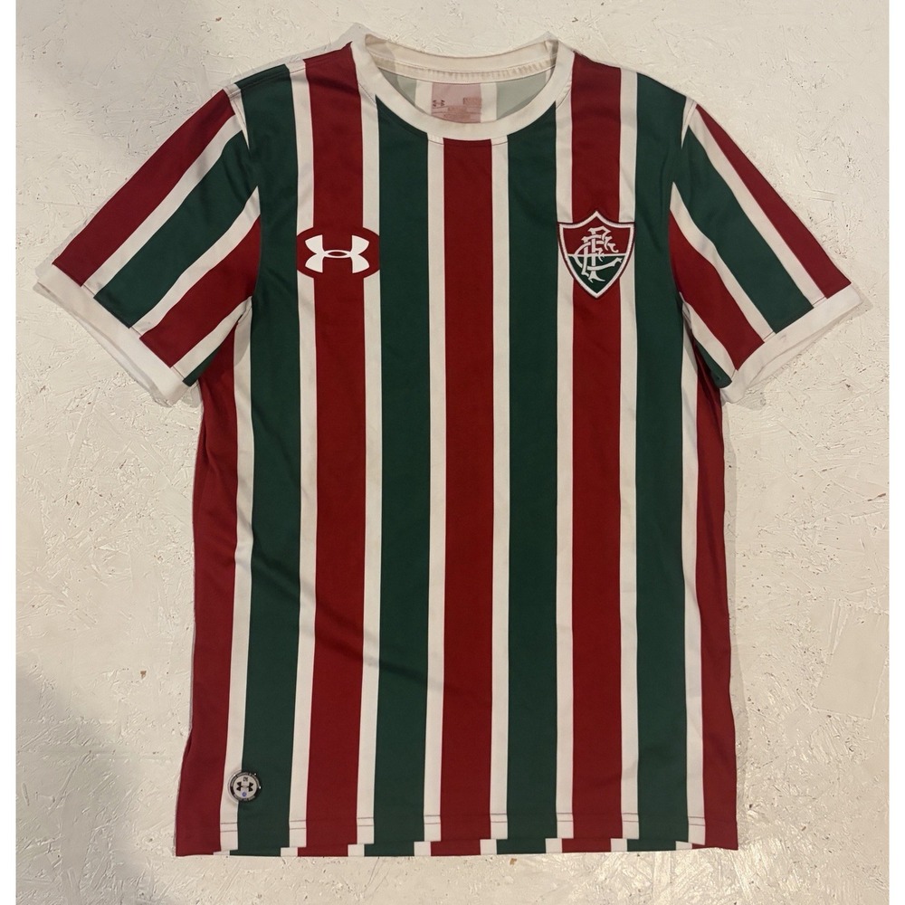 FLUMINENCE 2018 2019 HOME FOOTBALL SHIRT SOCCER JERSEY UNDER ARMOUR SIZE MEDIUM